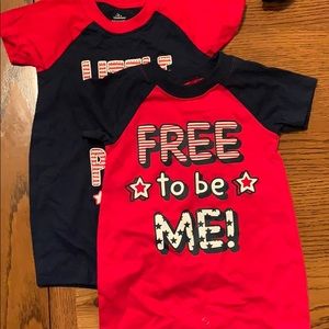 Set of 2 July 4th outfits size 0-3 months